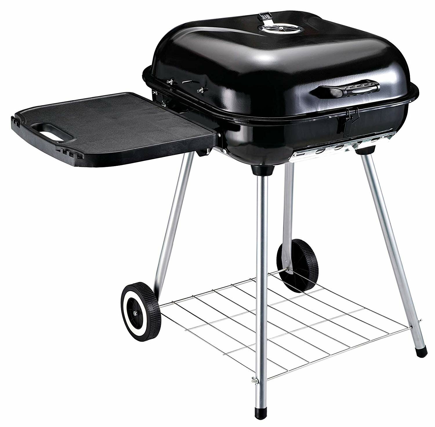 Outsunny Outdoor Cooking Grill Multifunctional Portable Charcoal