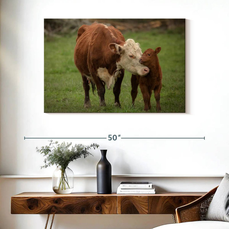 Brampt Motherly Cow, 26" H x 39" W