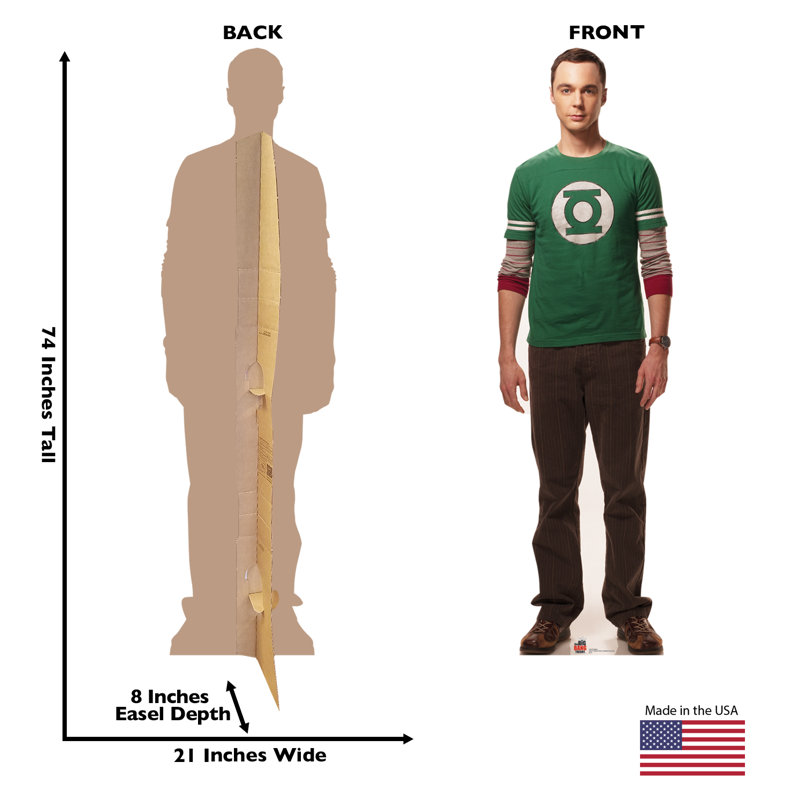 Sheldon Big Bang Theory Life-Size Cardboard Standup