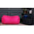 Michael 4 Foot Cylindrical Suede Bean Bag, Fuchsia, Soft And Stylish For Modern Living Spaces-349612025