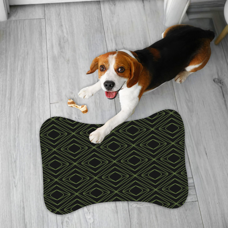 Tapis olive 1 pièce