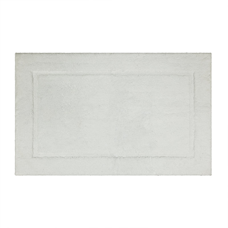 Tapis pour salle de bain Kalb, Blanc, L 17 po x L 24 po
