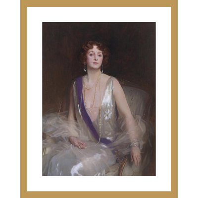 «Grace Elvina Marchioness Curzon of Kedleston» par John Singer Sargent, impression giclée encadrée