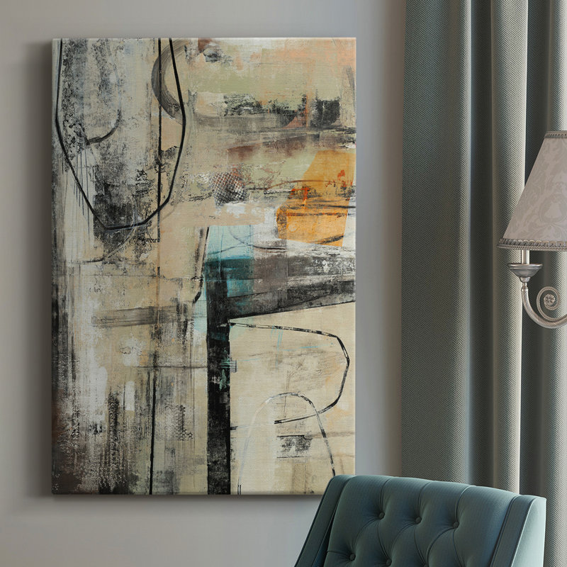 " Persistence I " Painting Print, 60" H x 40" W x  1" D