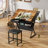 Yumisani Drawing Table with Stool Table Top Adjustable Angle with 2 Drawers Drawing Square Table-973831557