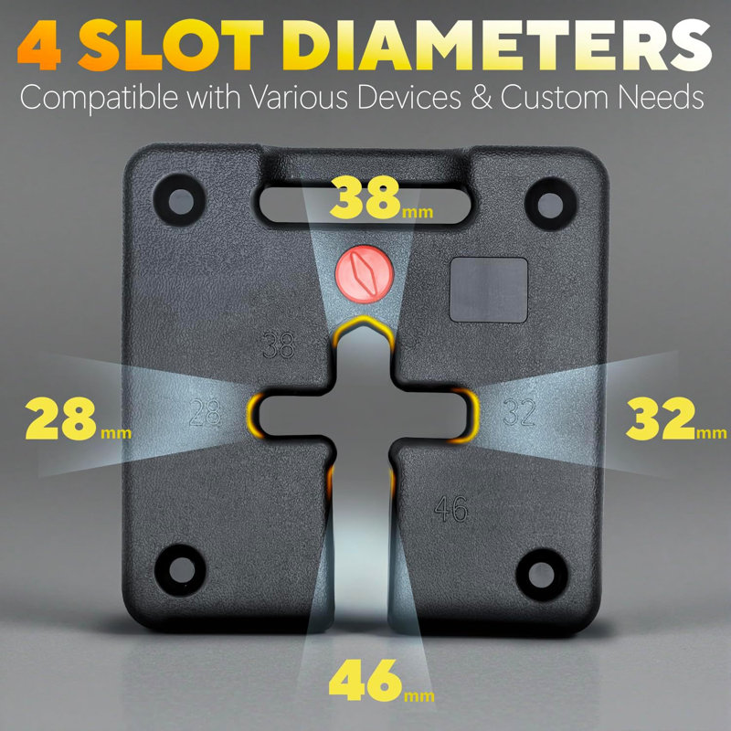 4-Pack Water-Fillable Gazebo Leg Weights – Up To 36Kg Total Stability – Fits 28Mm, 32Mm, 38Mm & 46Mm Poles – Weather-Resistant HDPE Base Weights With Handles