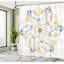 Ensemble de rideau de douche et crochets mandala-94831643-44323203