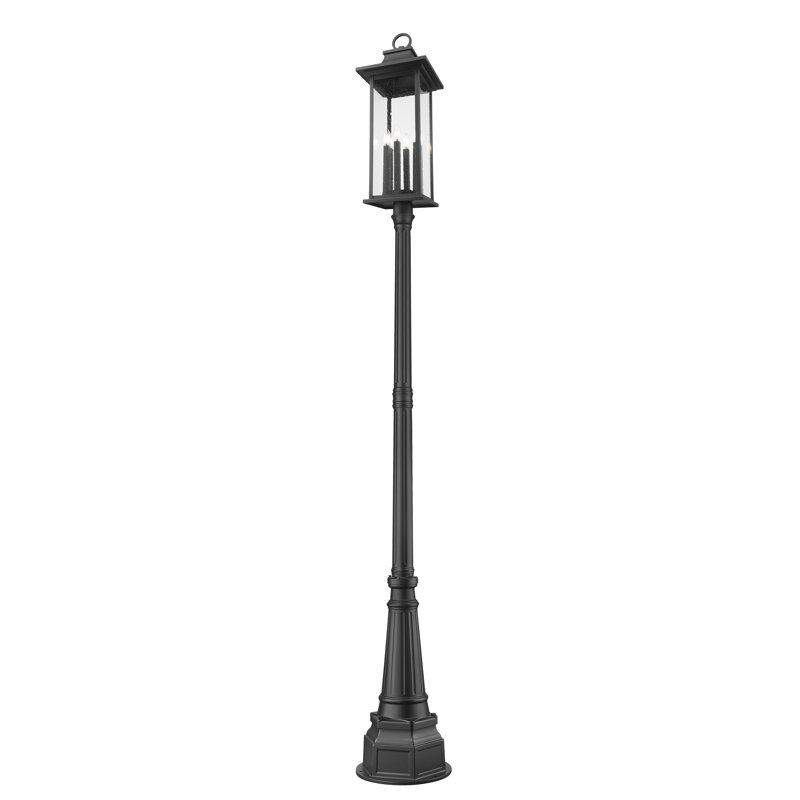 Luminaire d'extérieur sur pied 6 lumières Olvera