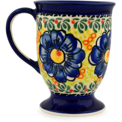 9 oz. Grande tasse en grès - Beauté d'été