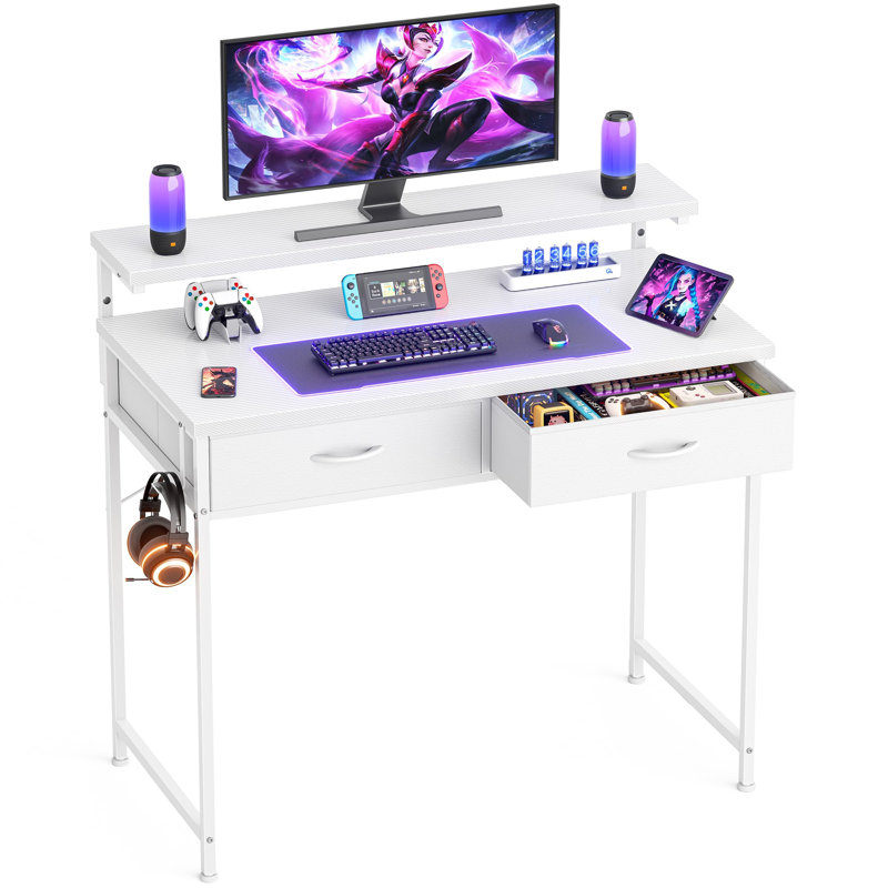 Computer Desk, White