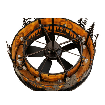 Ventilateur de plafond 30 po avec ensemble d'éclairage Jamareon