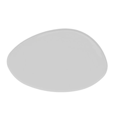46" X 29" X 12" Modern Cobblestone Coffee Table-High Gloss