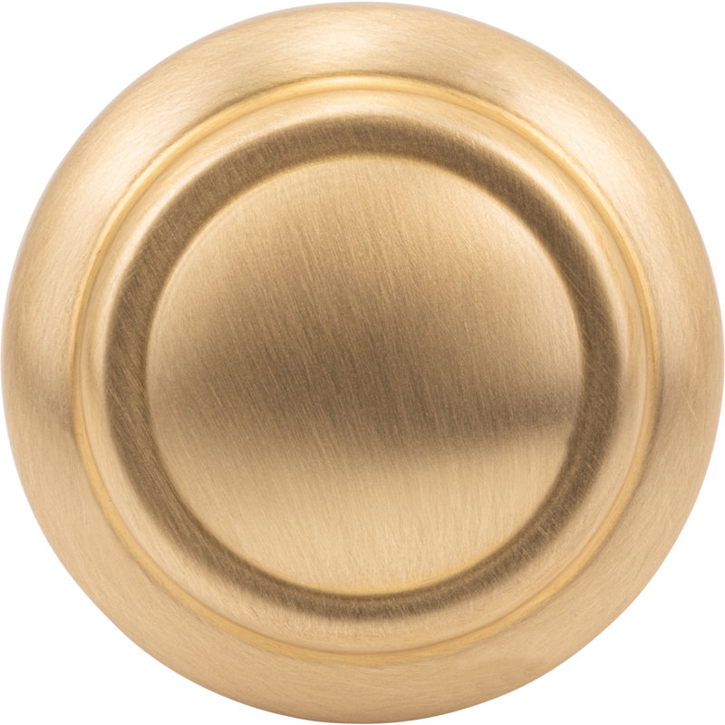 Cala 1 5/8" Diameter Round Knob, Satin Brass
