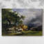 Le wagon de foin dans un orage - Galerie Gauermann - toile tendue-c. Milieu du 19e siècle-347457546