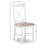 Atiqa Solid Wood Cross Back Upholstered Side Chair-755455408