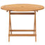 4 - Person Acacia Wood Patio Dining Set with Round Table-364309242