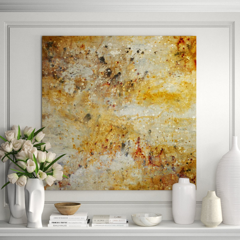 Tarnish Print, 40" H x 40" W x 1.5" D, Plexi