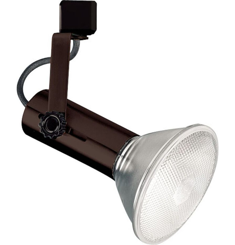 Adjustable Track Lighting Head, Bronze