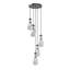 Luminaire suspendu en verre épais 5 lumières Raindrop-271233210-271233208