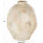 Cole And Grey Ceramic Antique Wide Decorative Vase With Shades Of Pink