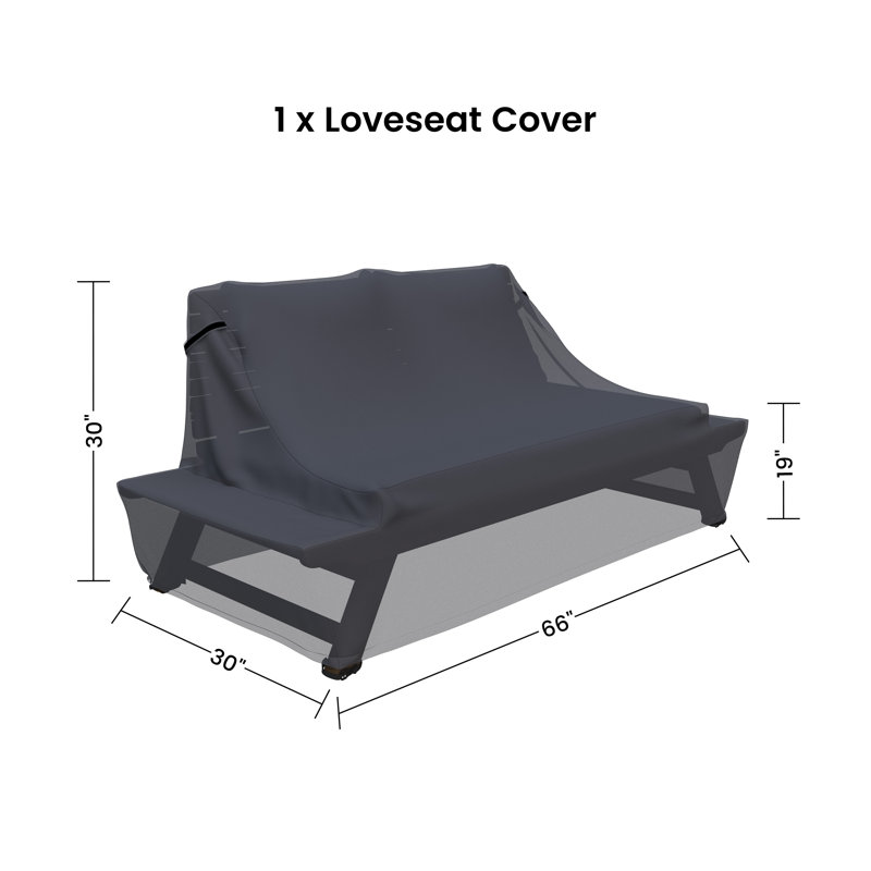 Lavinia 65'' Wide Acacia Loveseat Cover