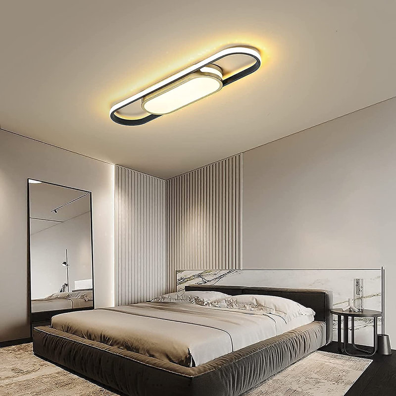 Muscato 1-Light 70cm LED Flush Mount, Gold
