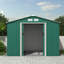 8 ft. W x 6 ft. D Apex Metal Shed