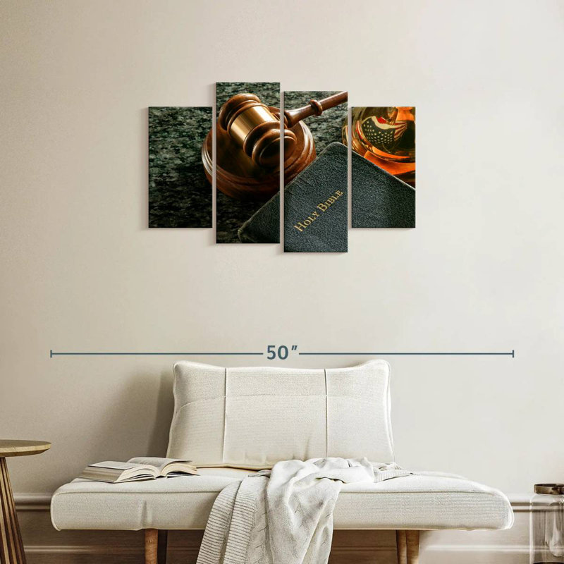 Alcaraz US Justice System, 22" H x 36" W
