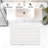 1 Pc Non-Slip Soft Plush Shaggy Striped Bathroom Rugs-1475401466-1475401471