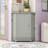Triangle Corner Storage Bathroom Cabinet with Adjustable Shelf-670531284
