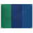 Vert / bleu / bleu foncé