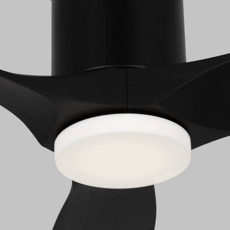 Collins Smart LED Ceiling Fan, Midnight Black, Midnight Black