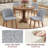 Wood Frame Upholstered Dining Chairs-1913025315