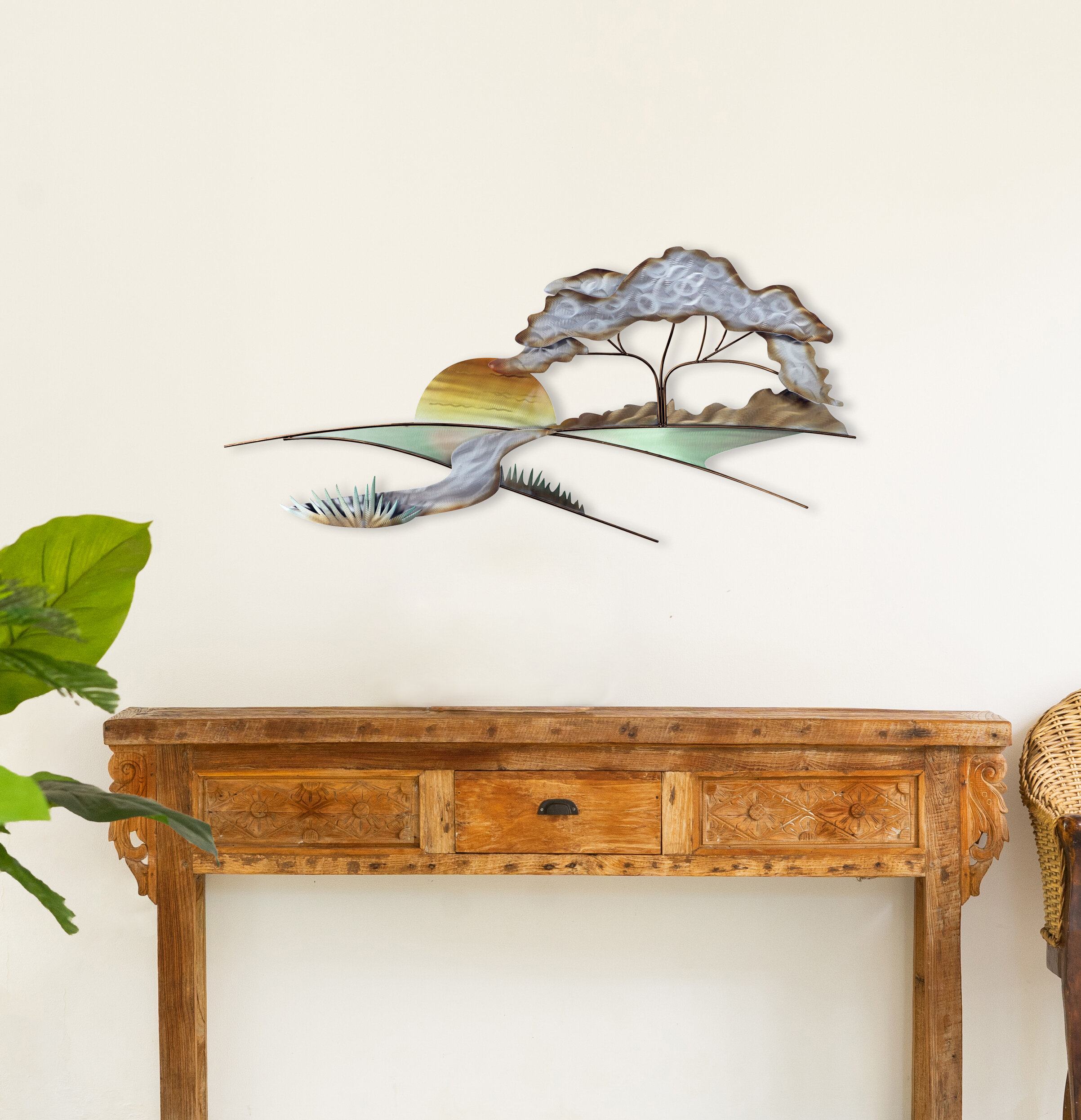 Handmade Coastal Wall Decor on Metal