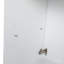 Meuble-lavabo autoportant avec lavabo en résine, portes à fermeture douce, 2 armoires de rangement, contreplaqué blanc brillant