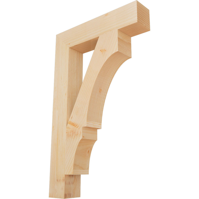 Support de bloc Balboa, L 3 1/2 po x P 20 po x H 32 po, Sapin de Douglas lisse