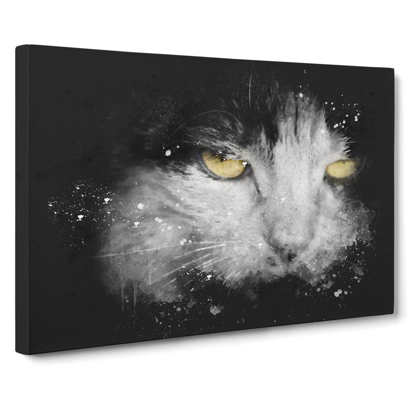 Portrait Of A Cat Vol.4 - Wrapped Canvas, 40cm H x 60cm W x 3cm D