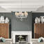 Emilea 6 - Light Glass Chandelier-21589794
