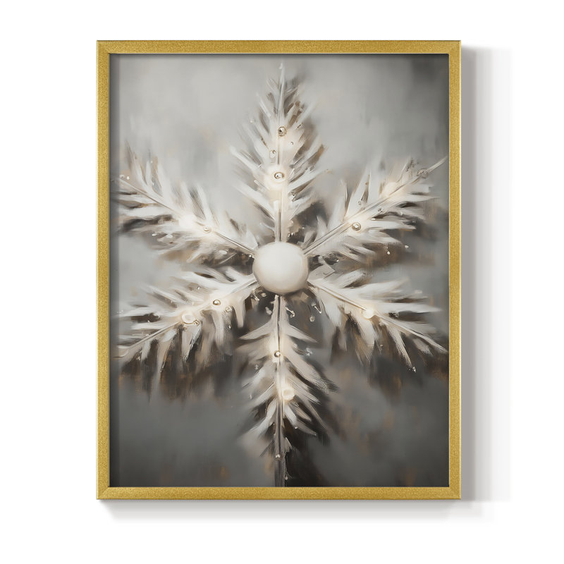 «Christmas Holiday Art», série 2-CLxxv, reproduction encadrée - bois massif