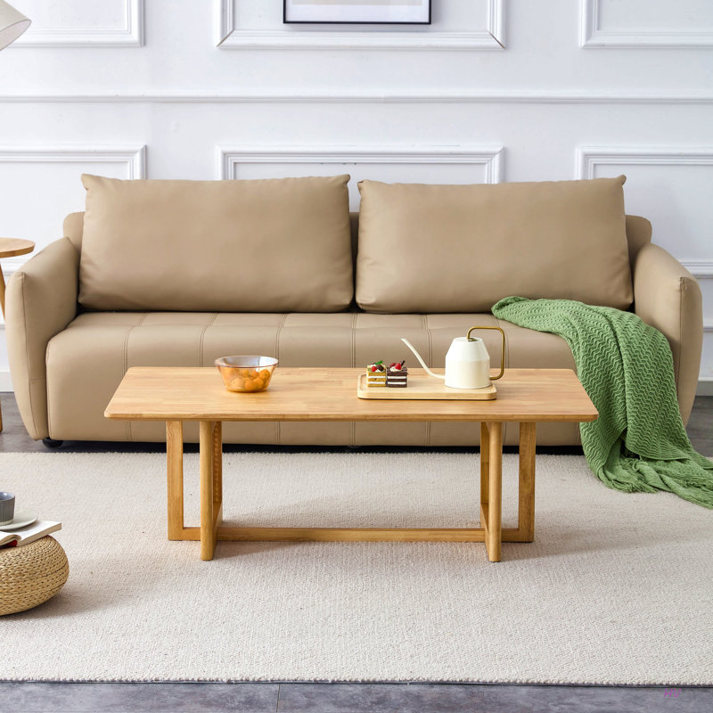Table basse rectangulaire de style chinois, Naturel