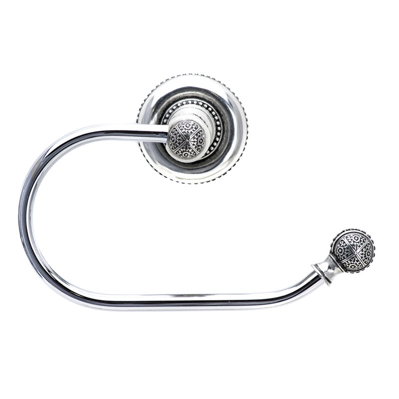 Tissu Millennium Swing anneau lisse à droite, Argent argent