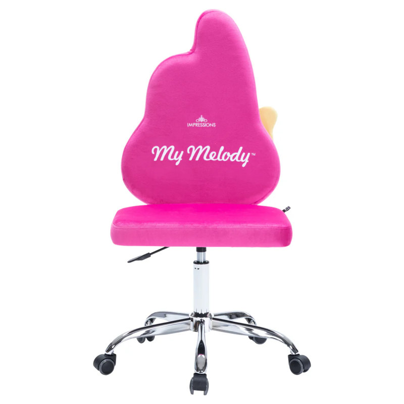 Fauteuil de coiffeuse My Melody, Tissu rouge