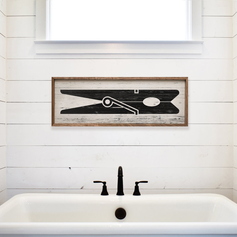 Clothespin, H 16 po x l 48 po