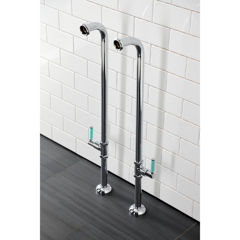 Kingston Brass Concord Freestanding Tub Supply Line, Polished Chrome