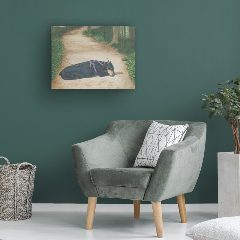 Œuvre sur toile «ologic », Darlene Pavlovich, H 14 po x l 19 po