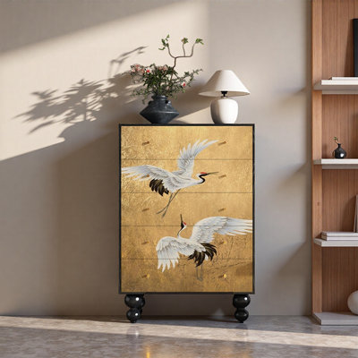 Wood Multi Drawer Storage Cabinet