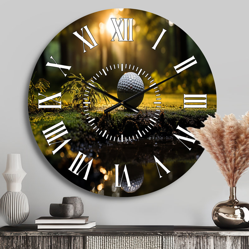 Horloge murale Golf Precision Putt II - Sports, Médium