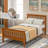 Solid Wood Slat Bed-1043543881