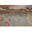 Tapis traditionnel bleu clair clair à teinture végétale 18 x 24