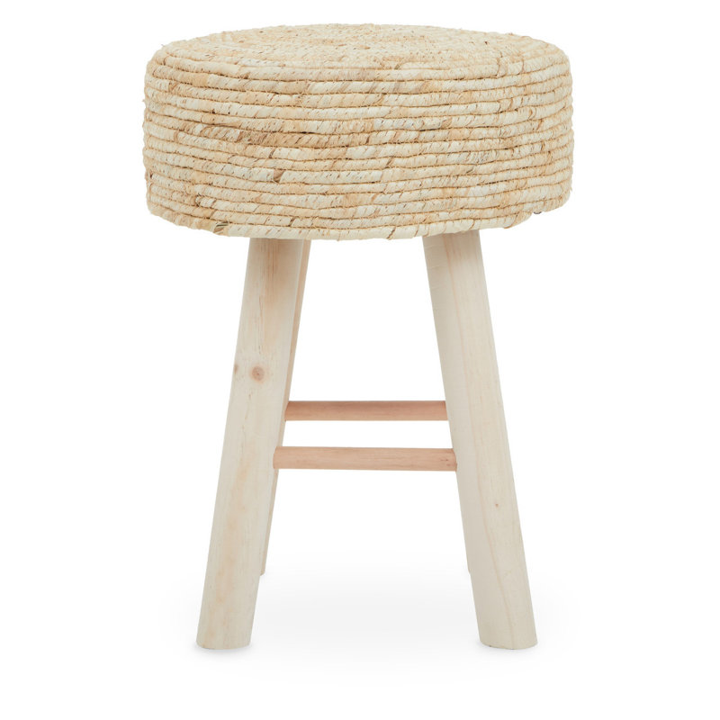 Manufactured Wood Accent Stool, Natural